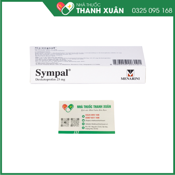 Sympal 25mg điều trị đau khớp cấp, đau bụng kinh, đau răng